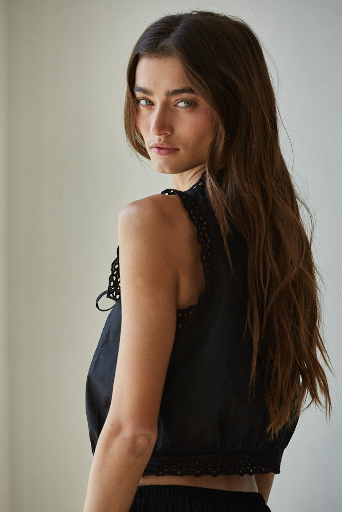 Black Whimsy Top