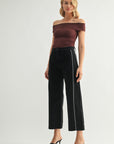 Black Barrel Jean Twist