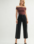 Black Barrel Jean Twist