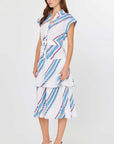 Blue & White Athena Dress