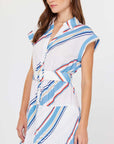 Blue & White Athena Dress