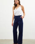 Navy Flare Pant