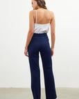 Navy Flare Pant