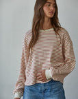 Cream & Red Carla Top