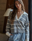 Grey & Ivory The Cheshire Pullover