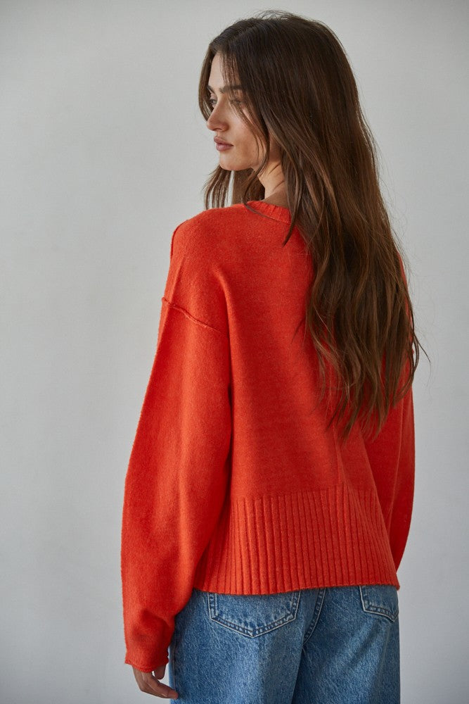 Red Orange Marisa Cardigan