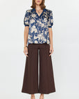 Navy Floral Jacqui Blouse