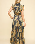 Ink & Gold Cadence Dress