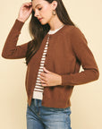 Mocha Kendzie Cardigan