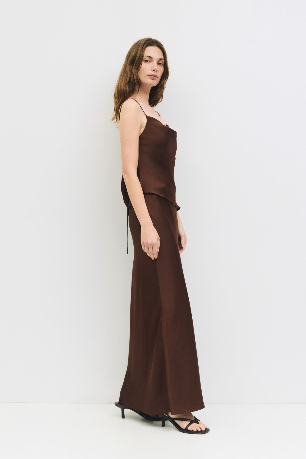 Brown Leila Skirt