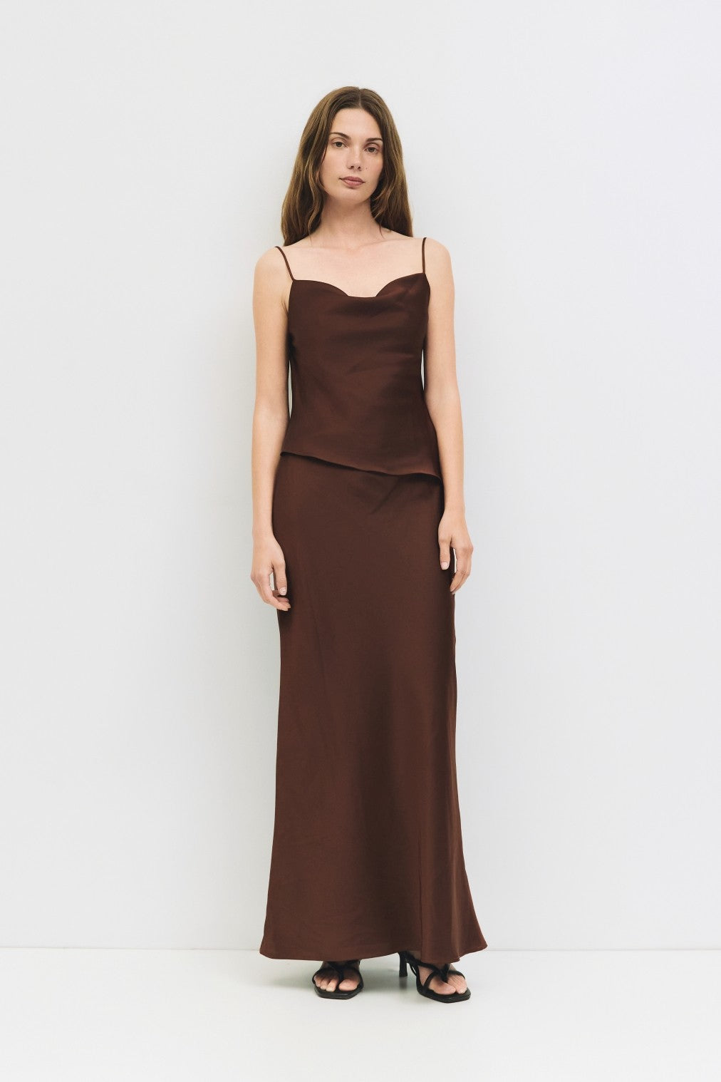 Brown Leila Skirt