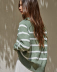 Sage & Ivory Polo Sweater