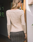 Cream Biscuit Nalea Cardigan