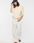 Off White Crew Neck Skye Top