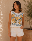 White Galilea Blouse
