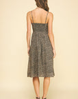 Camel Leopard Tina Dress