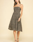 Camel Leopard Tina Dress