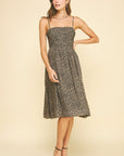 Camel Leopard Tina Dress