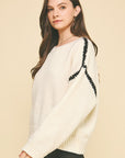 Cream Angela Sweater