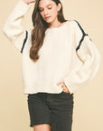 Cream Angela Sweater