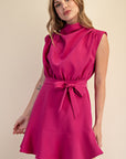 Magenta Andromeda Mini Dress
