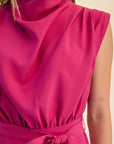 Magenta Andromeda Mini Dress