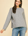 Light Charcoal Britt Sweater