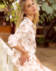 Ivory & Taupe Blake Blouse
