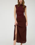 Burgundy Cory Skirt
