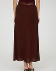 Burgundy Cory Skirt