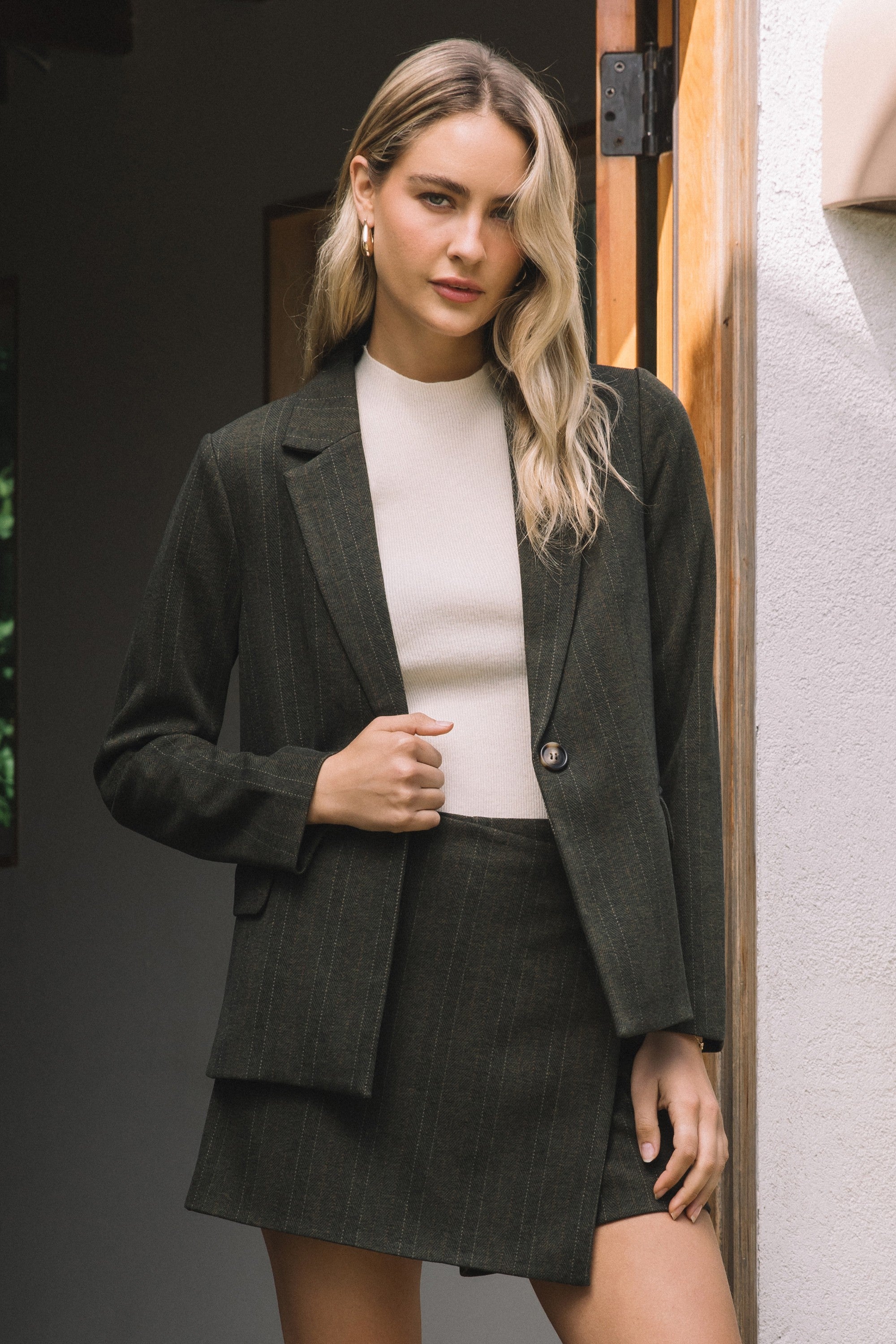 Dark Green Dorian Blazer