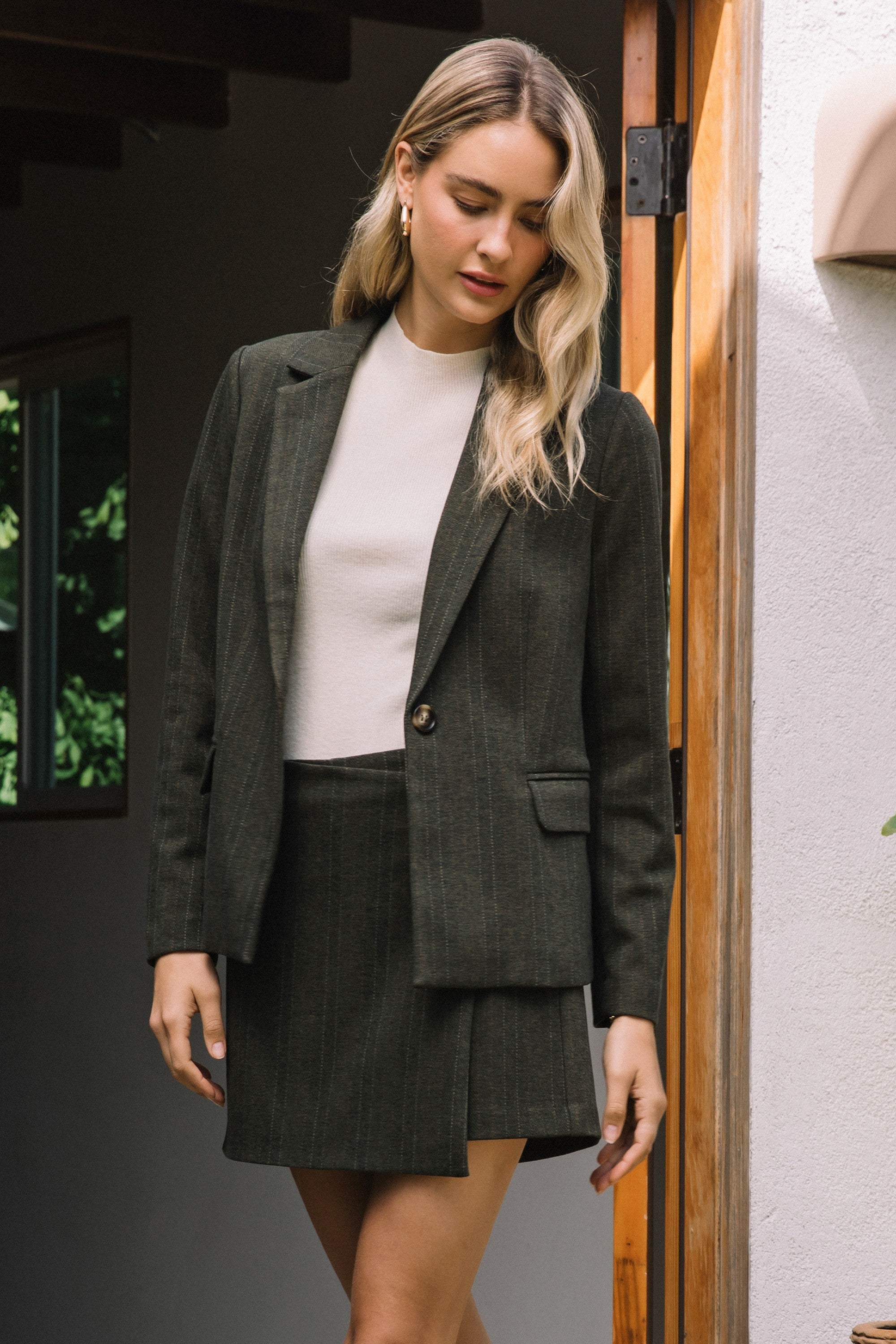 Dark Green Dorian Blazer