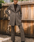 Brown Plaid Julian Blazer