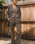 Brown Plaid Julian Blazer