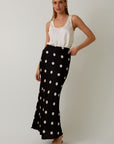 Bri Dot Midi Skirt
