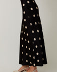 Bri Dot Midi Skirt