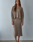 Dark Mocha Knit Dress