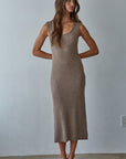 Dark Mocha Knit Dress