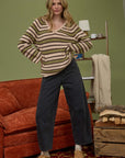 Black Wide Leg Denim Capri Pants