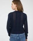 Navy Knit Joey Cardigan