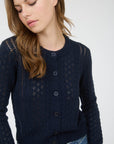 Navy Knit Joey Cardigan
