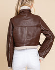 Brown & Beige Mustang Jacket