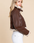 Brown & Beige Mustang Jacket