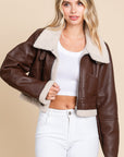 Brown & Beige Mustang Jacket