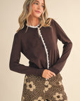Ash Brown Taylor Cardigan