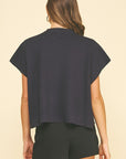 Navy Rollande Cardigan
