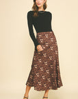 Leopard Ava Midi Skirt