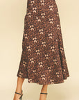 Leopard Ava Midi Skirt