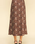 Leopard Ava Midi Skirt