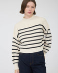 Ivory Stripe Niki Knit Sweater